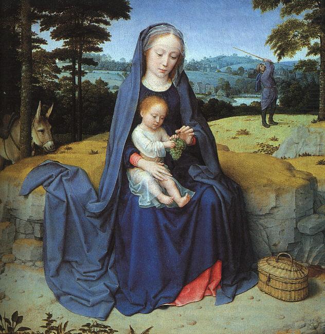 The Rest on the Flight into Egypt, Gerard David